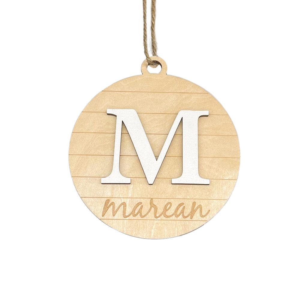 Custom Engraved Name Christmas Ornament Personalized Wooden Ornament Christmas Tree Decoration - DigiVirt