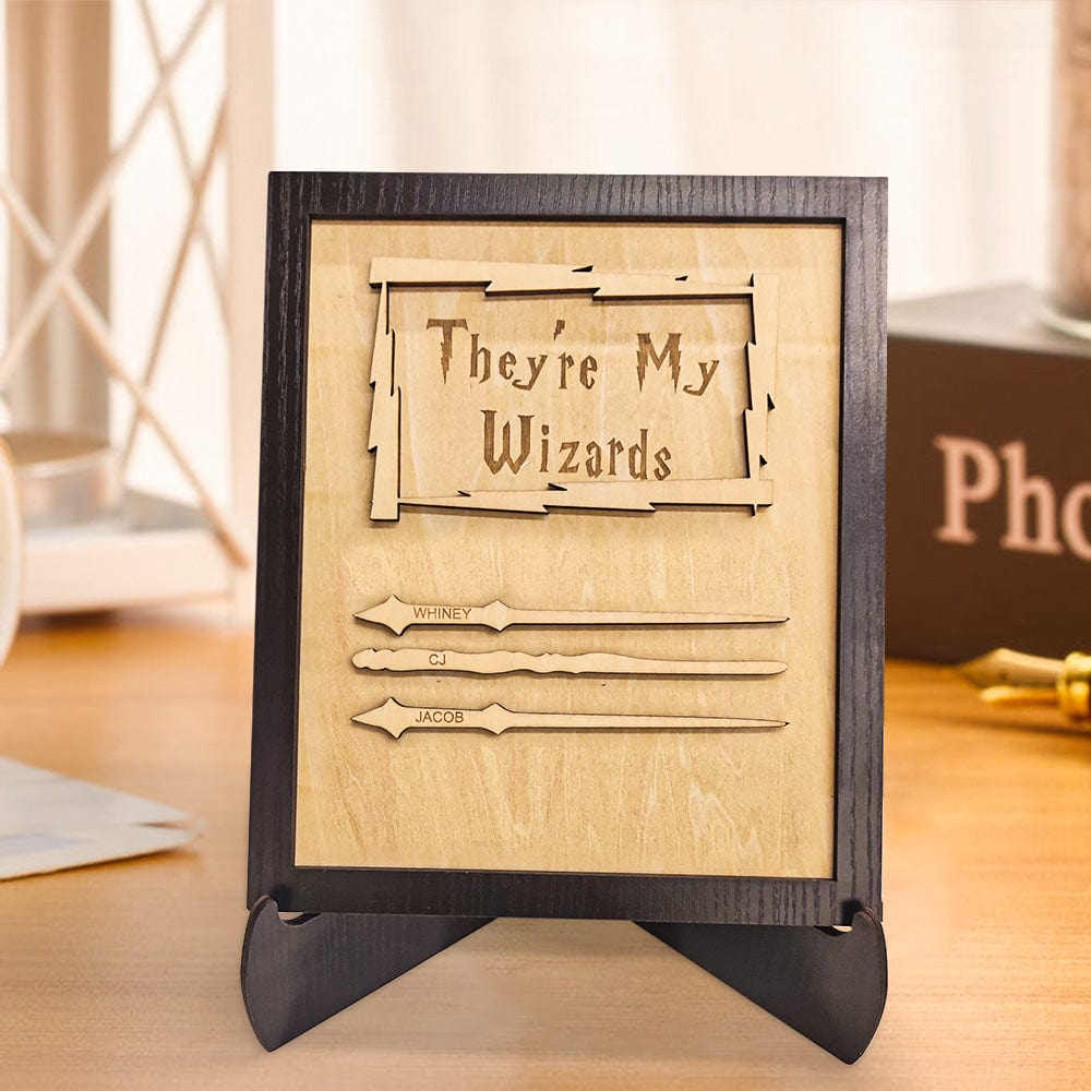 Custom Engraved Ornament Wand Home Decor Sign Gifts for Dad - DigiVirt