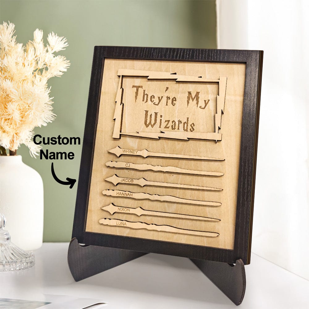 Custom Engraved Ornament Wand Home Decor Sign Gifts for Dad - DigiVirt