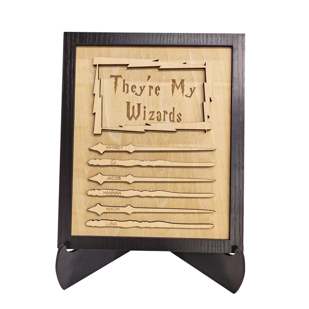 Custom Engraved Ornament Wand Home Decor Sign Gifts for Dad - DigiVirt