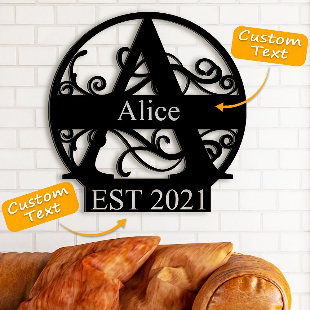 Custom Family Name Decor Last Name Sign Best Wedding Gift for Your Loved Ones - DigiVirt