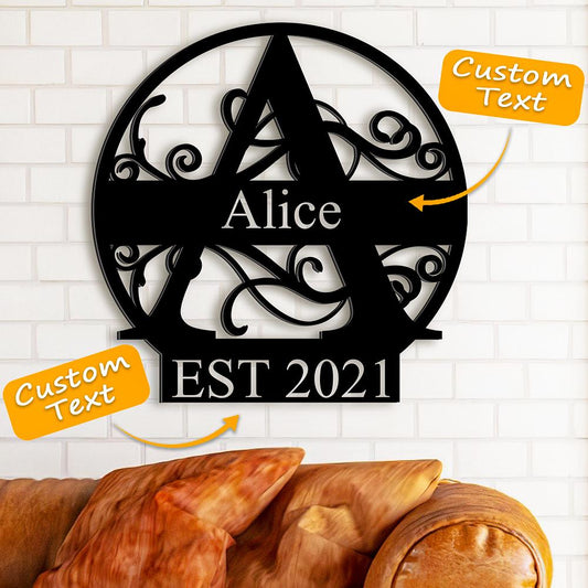 Custom Family Name Decor Last Name Sign Best Wedding Gift for Your Loved Ones - DigiVirt