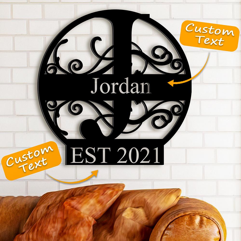 Custom Family Name Decor Last Name Sign Best Wedding Gift for Your Loved Ones - DigiVirt