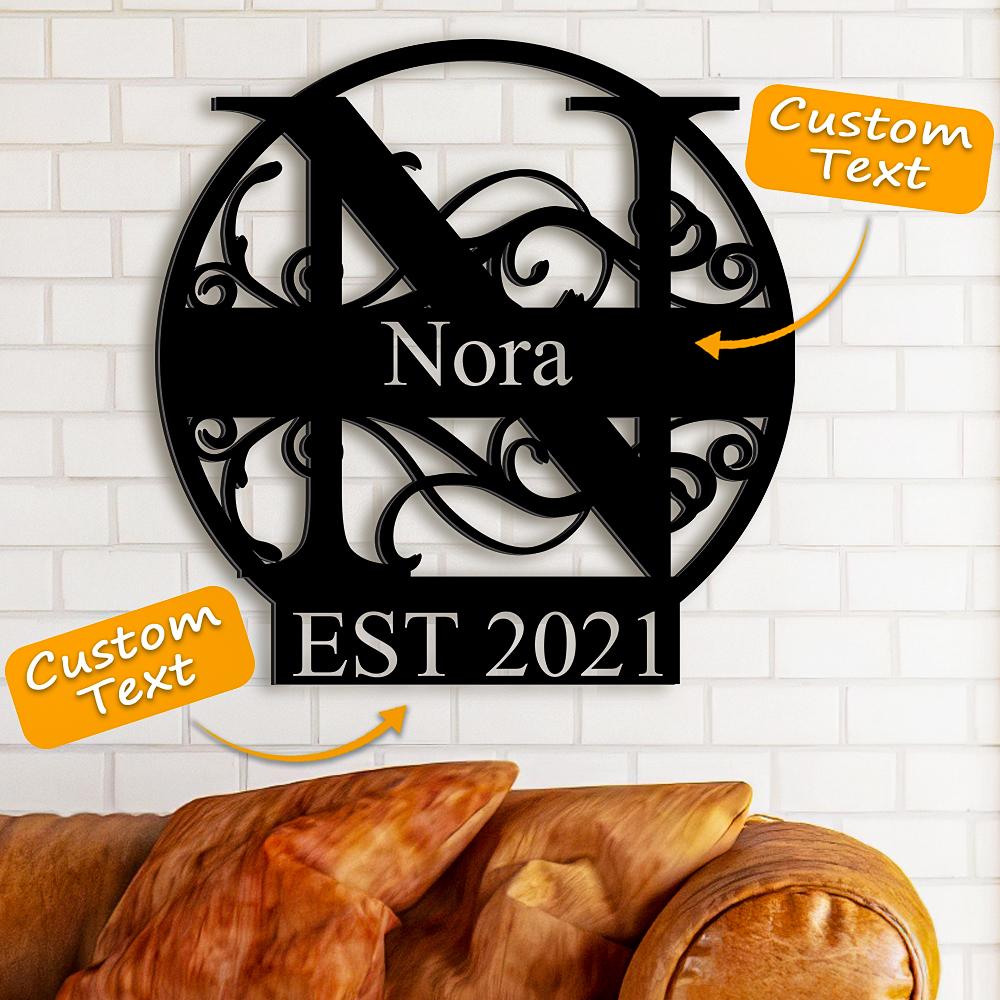 Custom Family Name Decor Last Name Sign Best Wedding Gift for Your Loved Ones - DigiVirt