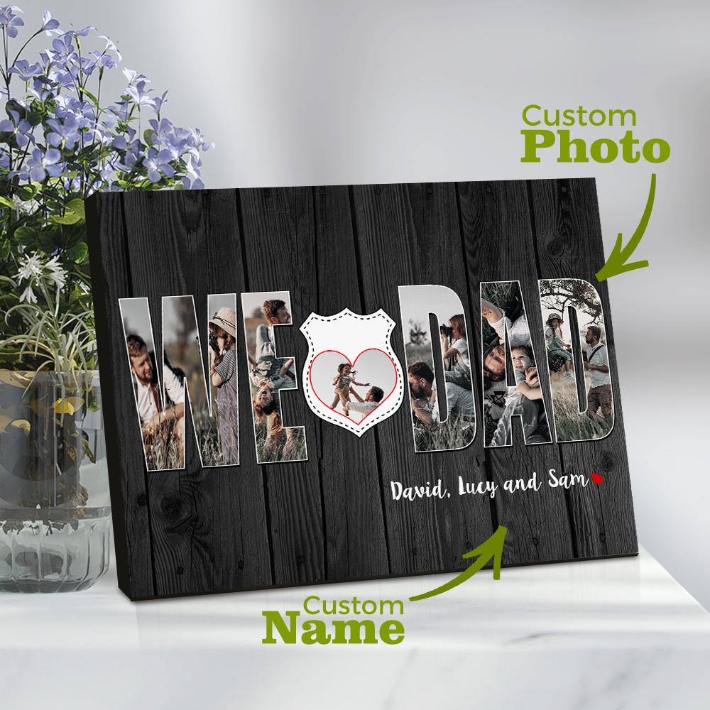 Custom Home Wall Decor Father's Day Gift For Father from My Dearest Dad Gift for Father's Day - DigiVirt