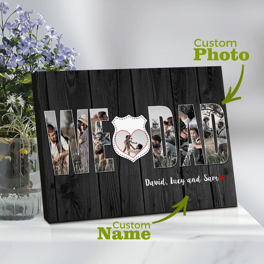 Custom Home Wall Decor Father's Day Gift For Father from My Dearest Dad Gift for Father's Day - DigiVirt