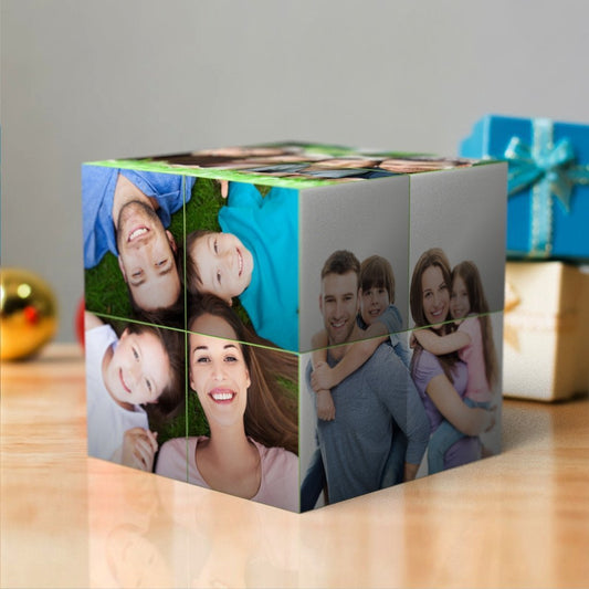 Custom Multi Folding Magic Infinity Photo Cube Gifts For Family - DigiVirt
