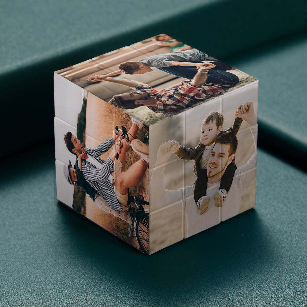 Custom Multi Photo Cube - Magic Cube For Couple - DigiVirt