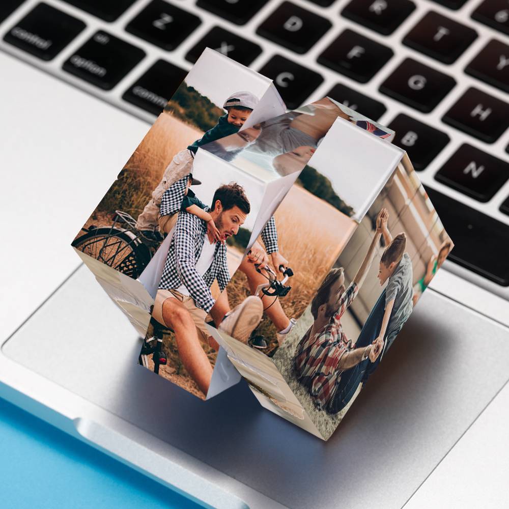 Custom Multi Photo Cube - Magic Cube For Couple - DigiVirt