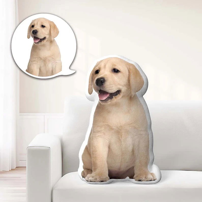 Custom Pet Pillow, Personalized Picture Pillow, Cat Shaped Pillow, Decorative Pillow, Pet Lover Gift, Home Decor - DigiVirt