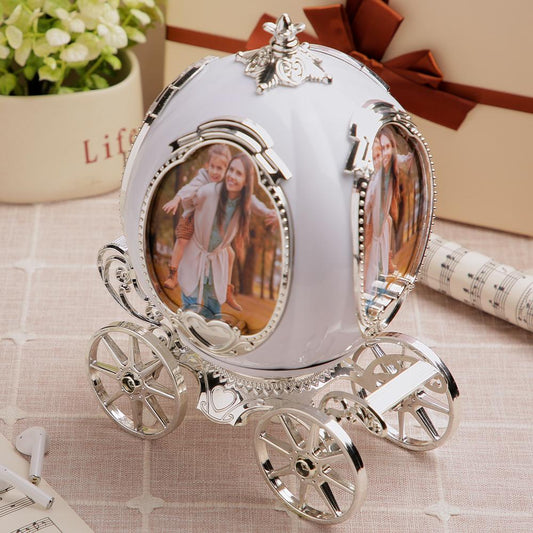 Custom Photo Frame Carriage Music Box - DigiVirt