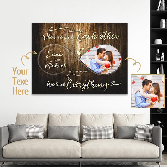 Custom Photo Paintings On Canvas Decorative Wall Art for Living Room - 3 Sizes - DigiVirt