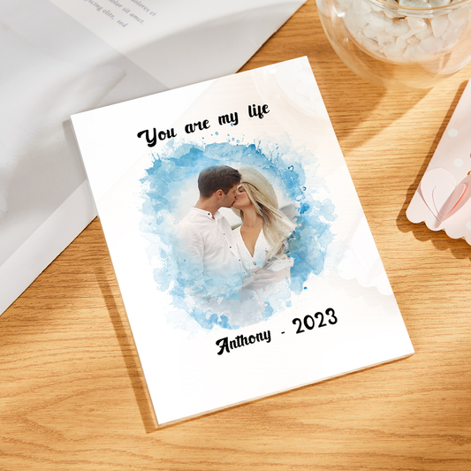 Custom Photo Plaque Personalized Acrylique Plaque With Text - DigiVirt