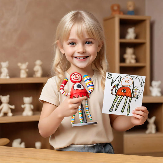 Custom Photo Replica Bobblehead From Drawing to Bobblehead Unique Gifts for Kids - DigiVirt