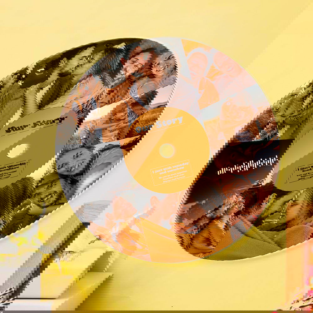 Custom Scannable Music Acrylic Photo Record Plaque 20*20cm - DigiVirt