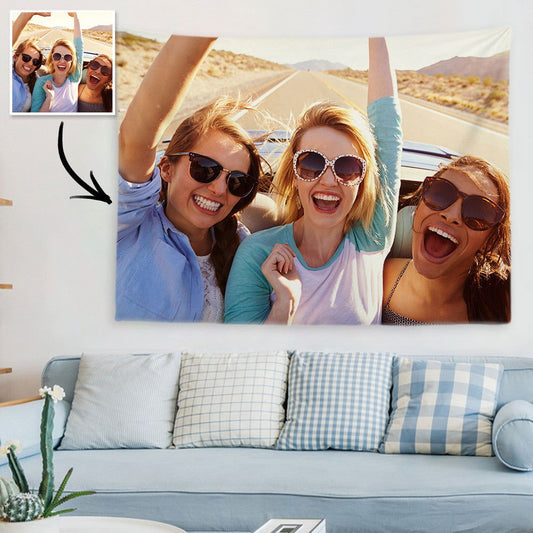 Custom Scenery Photo Tapestry Short Plush Wall Hanging Tapestries - DigiVirt