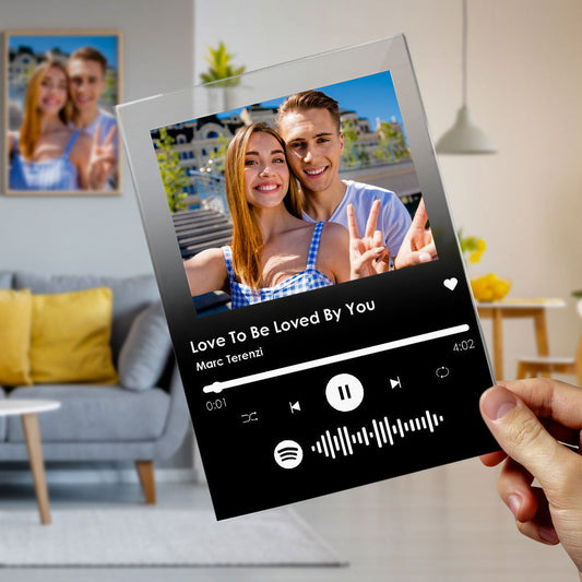 Custom Spotify Gradient Plaque With Your Photo Personalized Photo Plaque Gifts For Her - DigiVirt