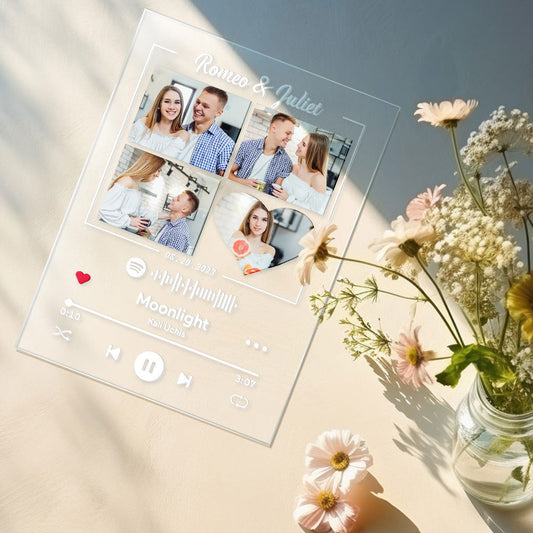 Custom Spotify Plaque Custom Photo Plaque Gifts for Lover - DigiVirt
