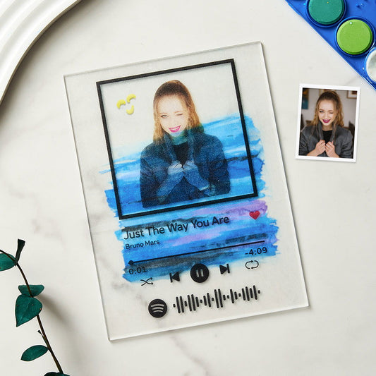 Custom Spotify Sticker DIY Solid Paint Plaque Scannable Spotify Code Romantic Gift - DigiVirt