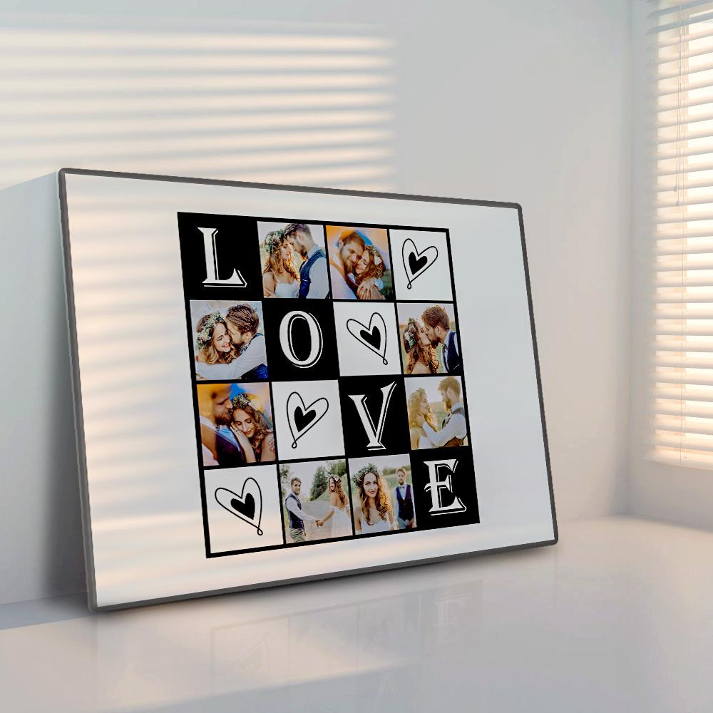 Custom Wall Art Decorative Painting Framed Gift For Couples - DigiVirt