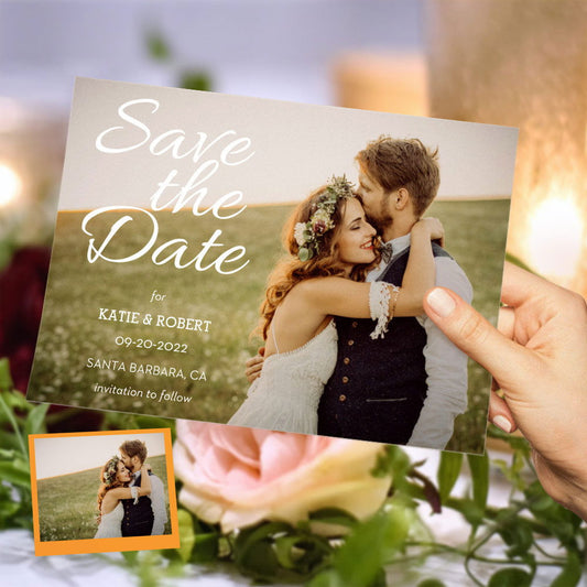 Custom Wedding Invitations - Personalized Save the Date Cards - DigiVirt