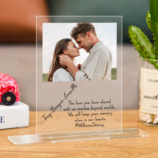 Customized Acrylic Sign with Picture and Text - DigiVirt