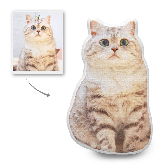Customized Face Pillow Personalized Cat Pet Pillow with Picture - DigiVirt