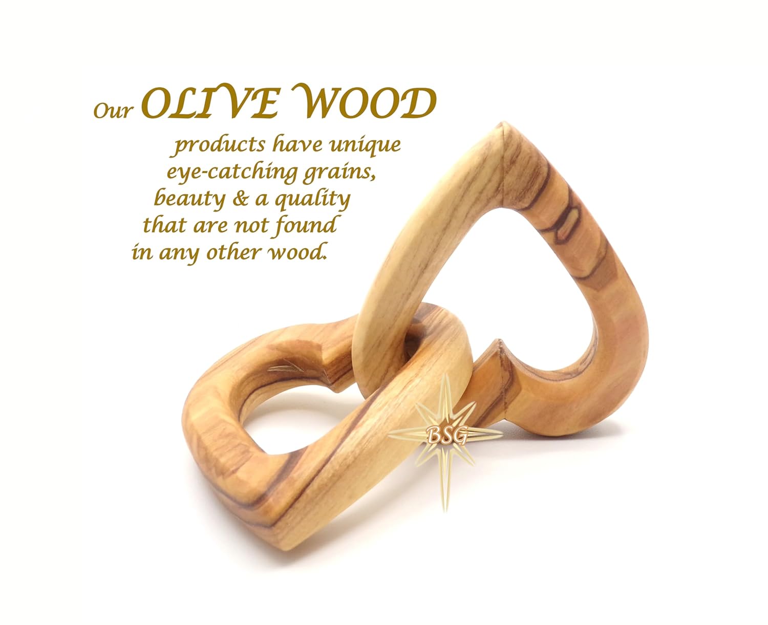Customized Gifts, Olive Wood Hearts, Personalized Valentines Day Gift, Together Forever, Unique Cute for Engagement, 5th Anniversary, Wedding, wooden interlocking hearts for her, him, wife, husband - DigiVirt