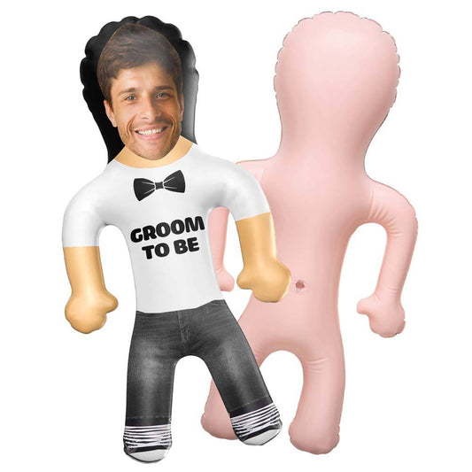 Customized Mannequin Balloons Wedding Balloons Groom to be Inflatable Groom Hen Party Gag Gift Face Doll Blow up Doll Inflatable Doll - DigiVirt