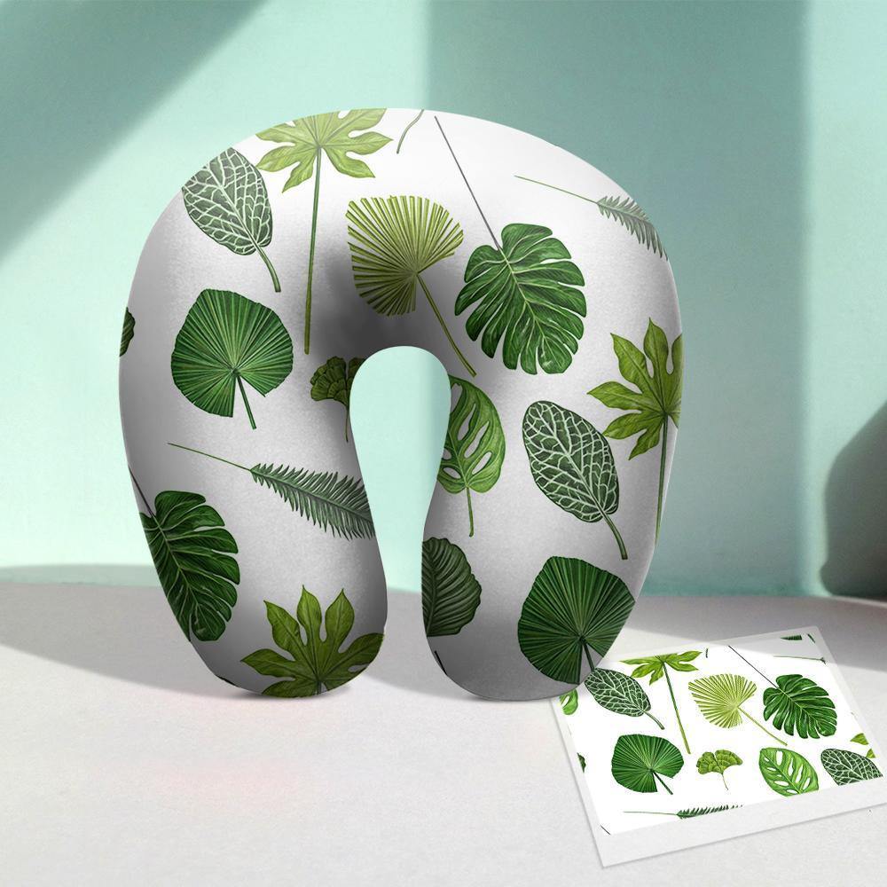 Customized Photo U-Shaped Travel Neck Pillow Comfortable Nursing Pillow - DigiVirt
