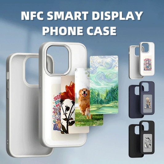 E-ink Screen Phone Case Unlimited Screen Projection Personalized Phone Cover Battery Free New Designer Luxury Phone Case - DigiVirt