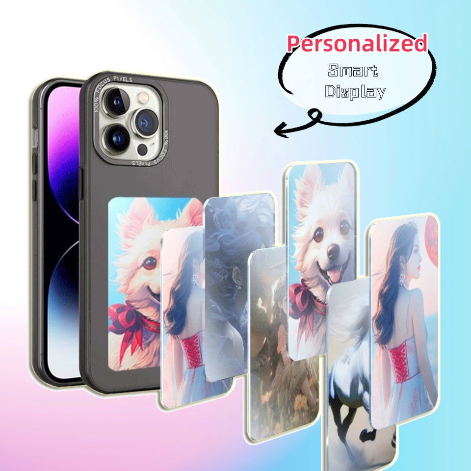 E-ink Screen Phone Case Unlimited Screen Projection Personalized Phone Cover Battery Free New Designer Luxury Phone Case - DigiVirt