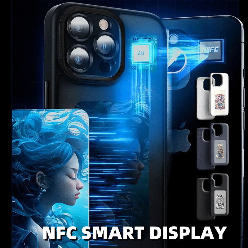 E-ink Screen Phone Case Unlimited Screen Projection Personalized Phone Cover Battery Free New Designer Luxury Phone Case - DigiVirt