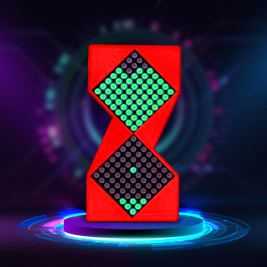 Electronic Hourglass Cyberpunk Desktop Hourglass Meter Clock Desktop Decoration Gift - DigiVirt