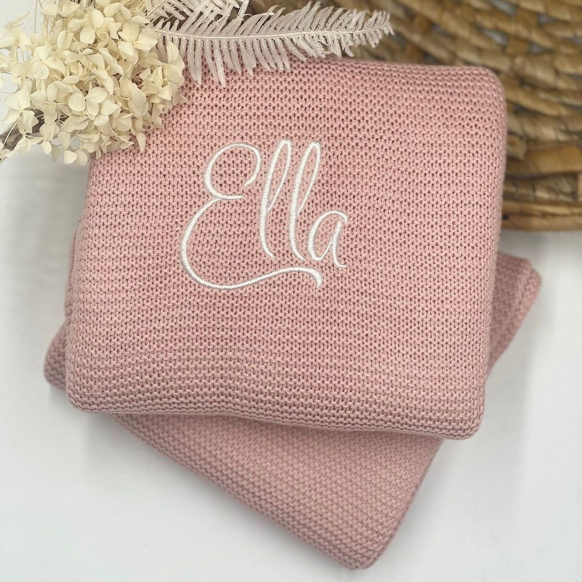 Embroidered Stroller Blanket Quilt Knitted Cotton Nap Blanket Adult Sofa Blanket Quilt - DigiVirt