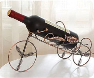 European Style Wine Rack Creative Wine Rack Retro Wrought Iron Wine Rack Fashion Home Decoration Wine Bottle - DigiVirt