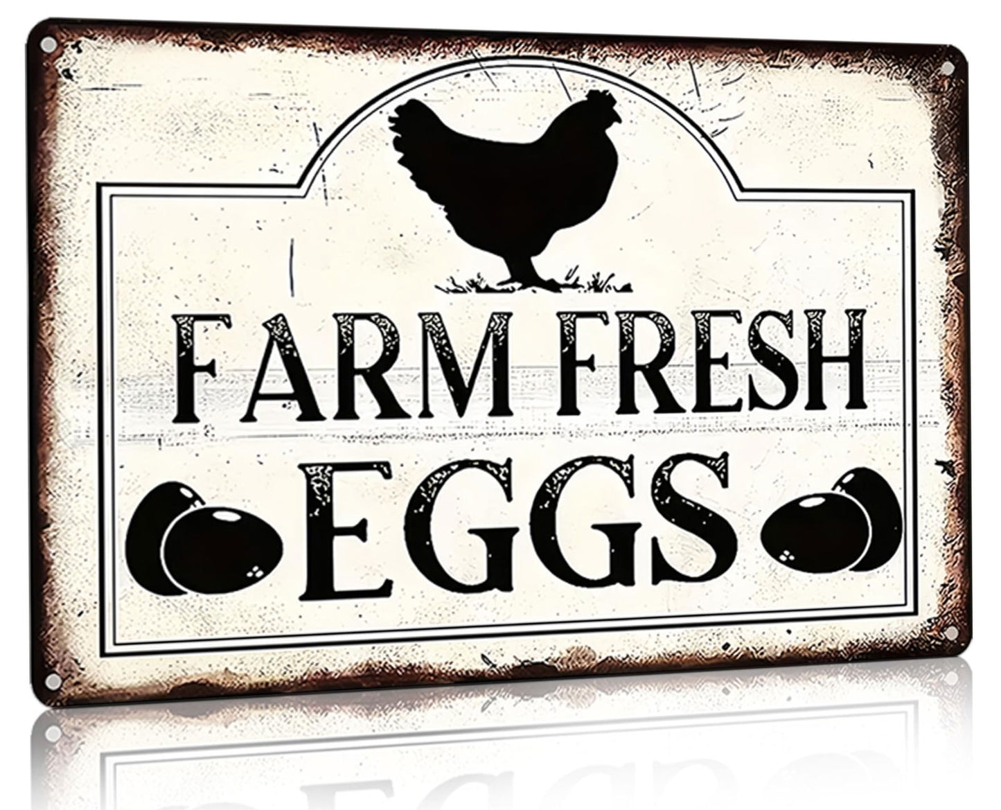 Funny Chicken Cluck Around and Find Out Tin Sign for Home Farm Chicken Coop Farmhouse Kicthen Garden Decor 8 X 12 Inch (3020) - DigiVirt