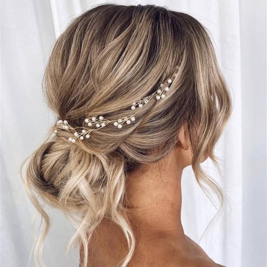 Hairpiece for Bride and Bridesmaid Wedding Accessory Vintage Boho - DigiVirt