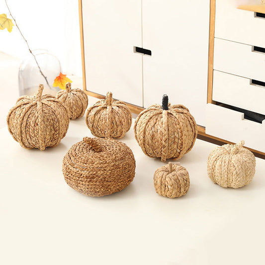 Halloween Thanksgiving Pumpkin Display Pumpkin Rustic Crafts Decorations - DigiVirt