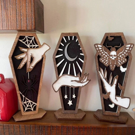 Halloween Witch Decoration Spider Ornaments Creative Three-dimensional Ornaments 3D Decoration Pendant Christmas Wall Decorations - DigiVirt