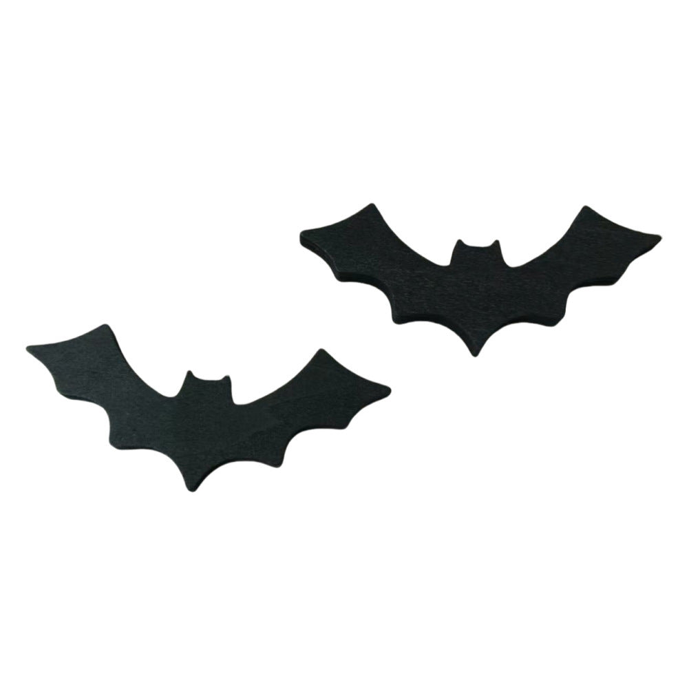 Halloween Wooden Bat Decoration Ornaments Black Holiday Party Desktop Decoration Wings Accessories - DigiVirt