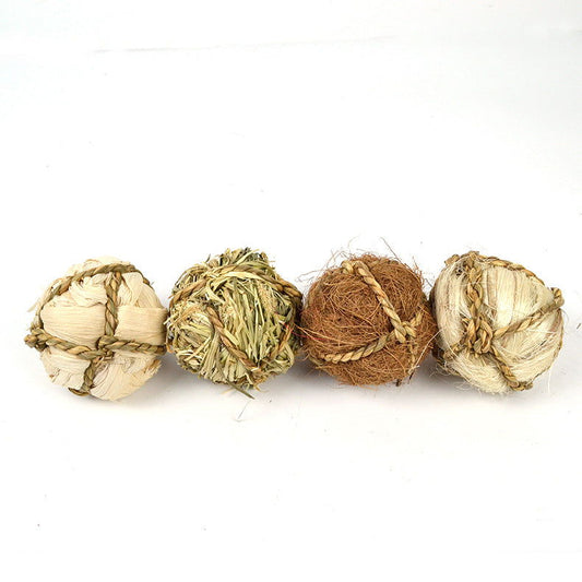 Hemp Rope Ball Corn Peel Rope Ball Straw Ball Decorative Ball Handmade Decoration - DigiVirt