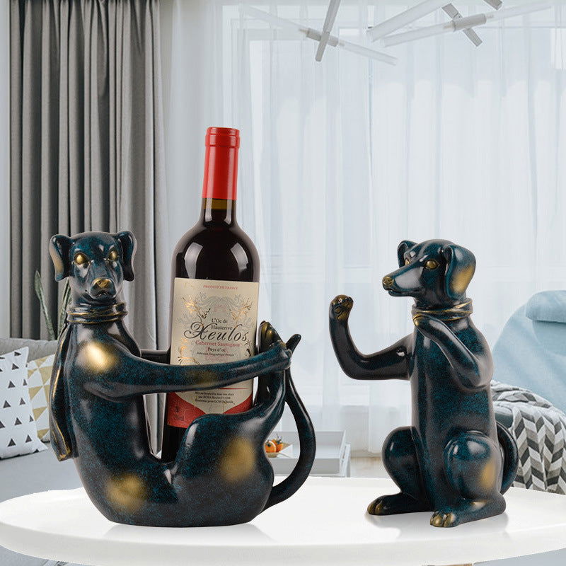Home Wine Rack Decoration European Luxury Home Living Room - DigiVirt
