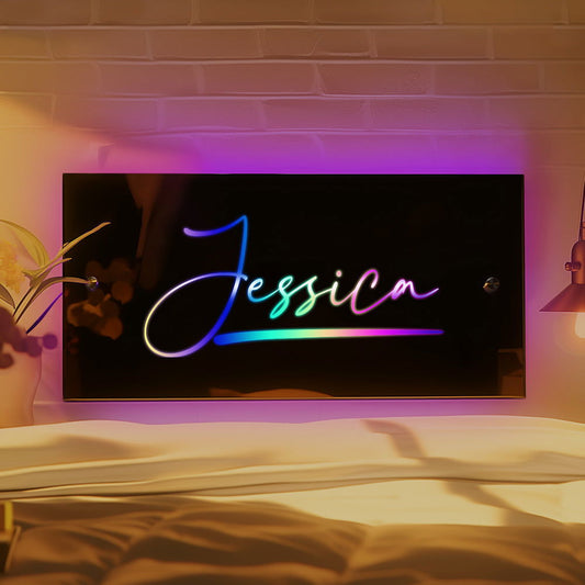 Hot Sale Personalised Name Mirror - Light Up Mirror - DigiVirt