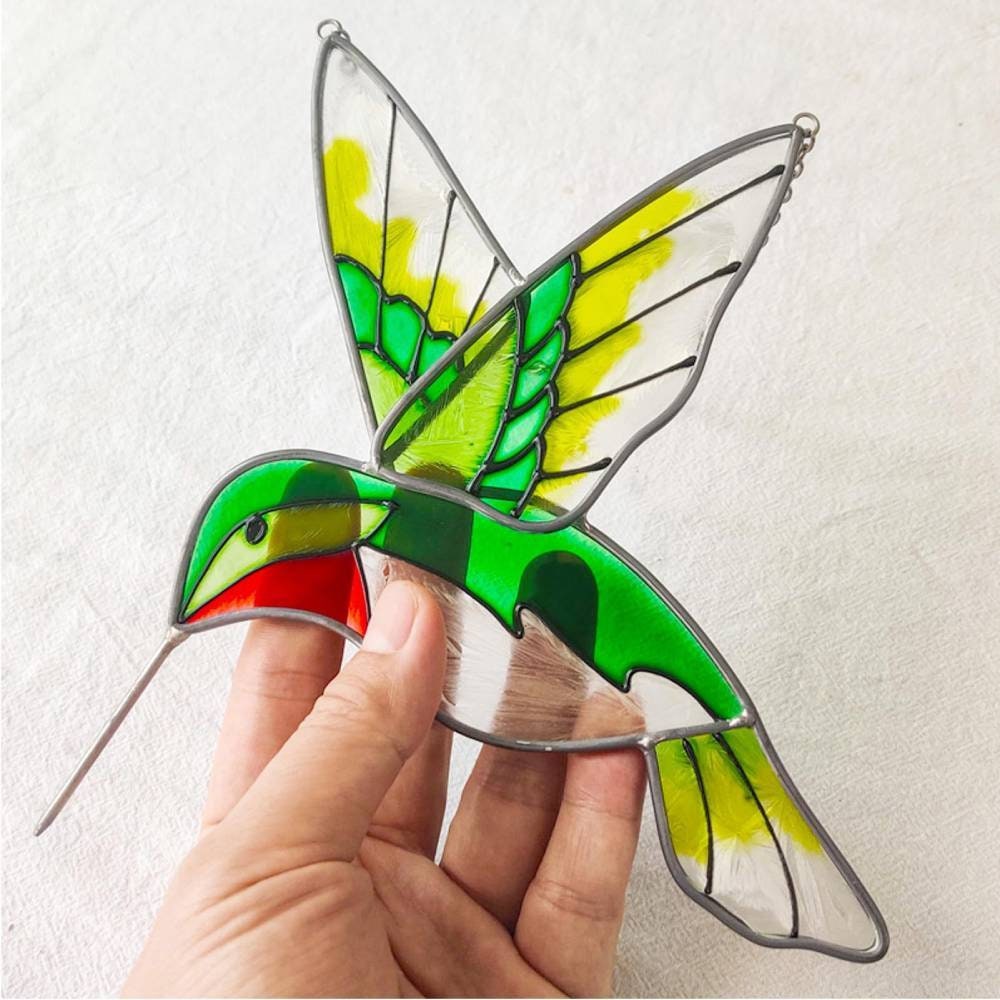 Hummingbird Sun Catcher Wall Window Hangings Unique Gifts for Hummingbird Lover - DigiVirt