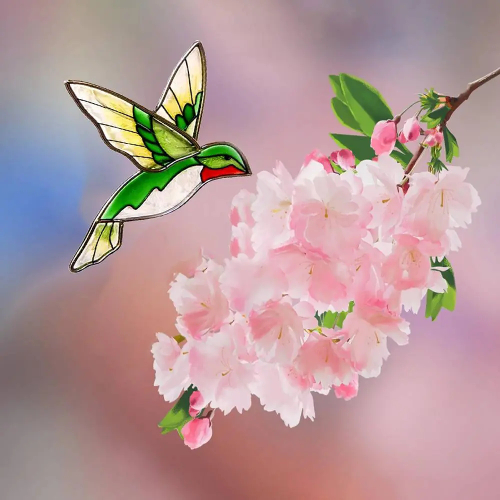 Hummingbird Sun Catcher Wall Window Hangings Unique Gifts for Hummingbird Lover - DigiVirt
