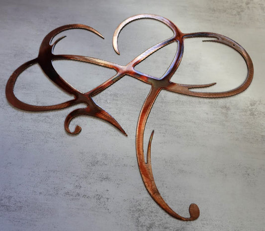Infinity Heart Metal Wall Art -Always & Forever Infinity - DigiVirt