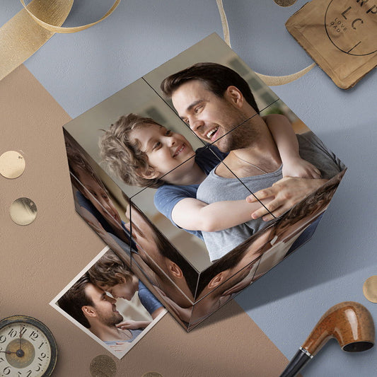 Infinity Photo Cube Custom Photo Folding Photo Cube Home Decoration Rubic's Cube - DigiVirt