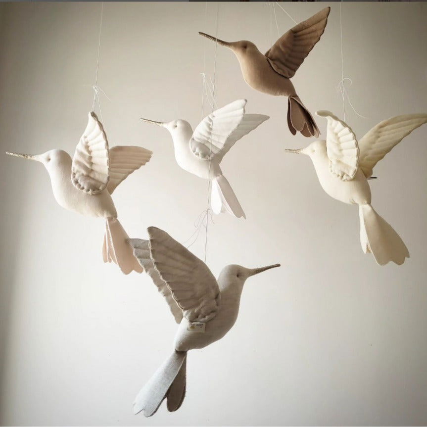 Ins Hanging Ornaments In The Air Creative Three-dimensional Hummingbird Beautiful Hanging Ornaments Children's Room Tent Mosquito Net Decorations - DigiVirt