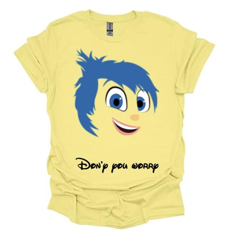 Inside Out Shirt - Custom Inside Out 2 Character T-Shirt - Personalized Inside Out Emotions T-shirts for Kids Youth & Adults - DigiVirt